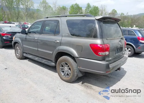 2007 Toyota Sequoia Limited V8 из США, поврежденный, VIN 5TDBT48A57S292630